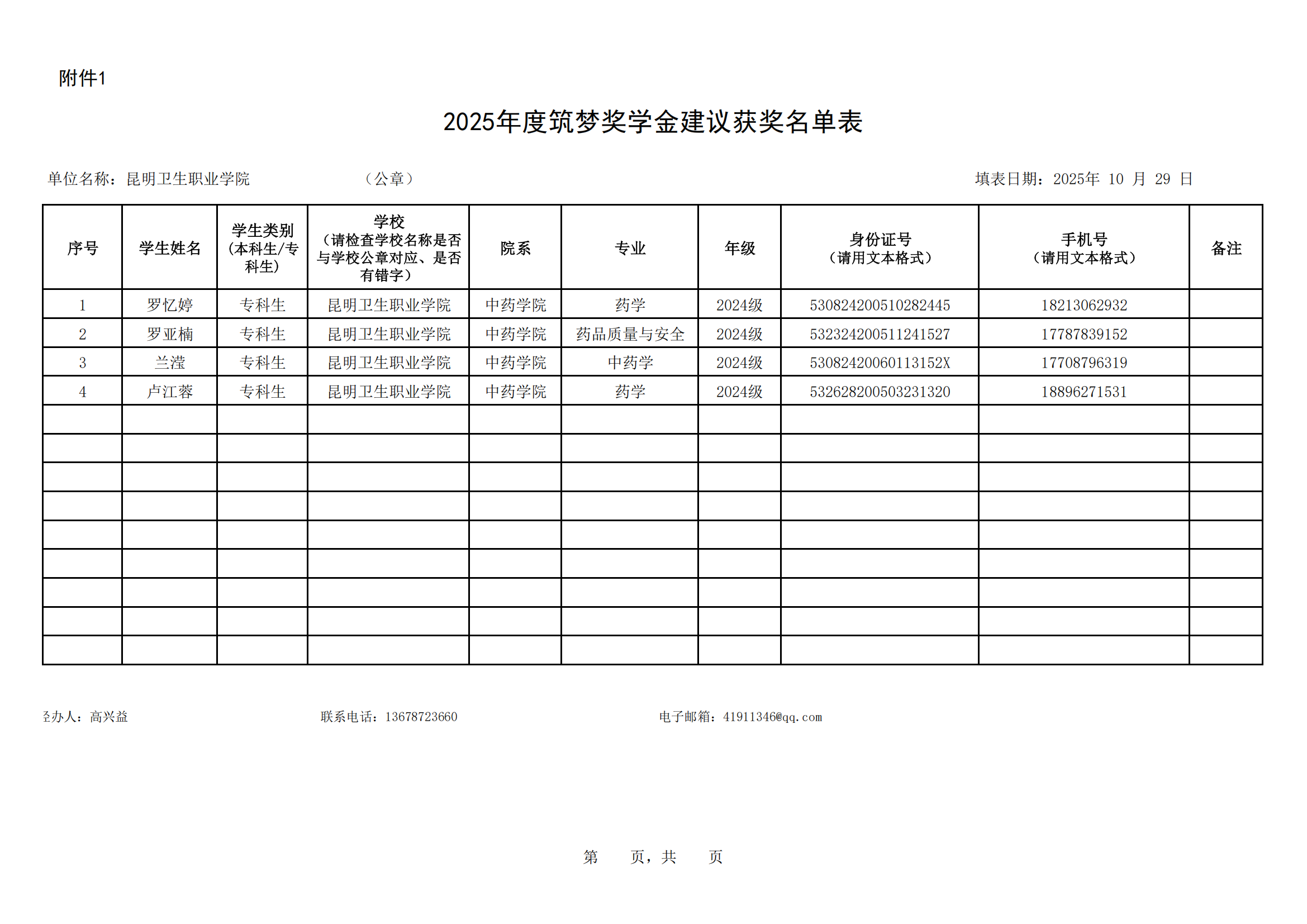 中药学院  附件1 2025年度筑梦奖学金建议获奖名单表1_00.png